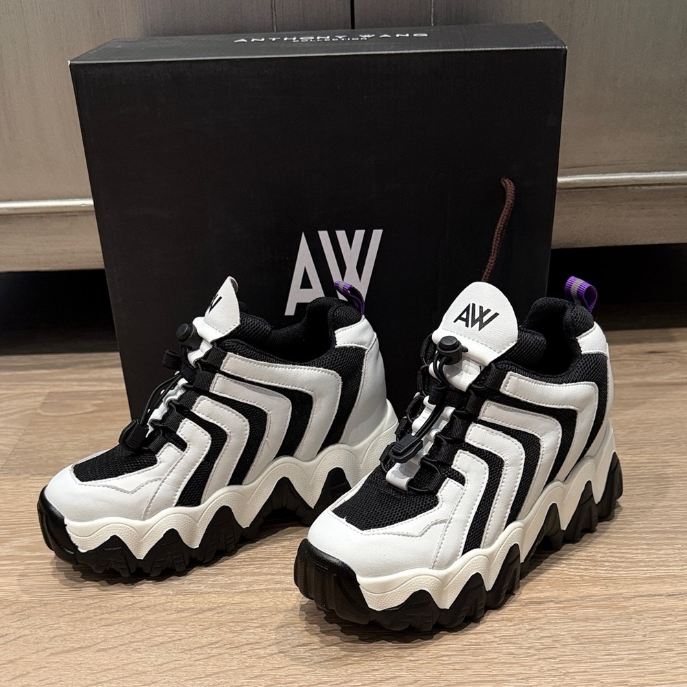 Anthony Wang Blackberry Platform Sneakers
